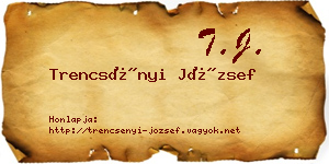 Trencsényi József névjegykártya